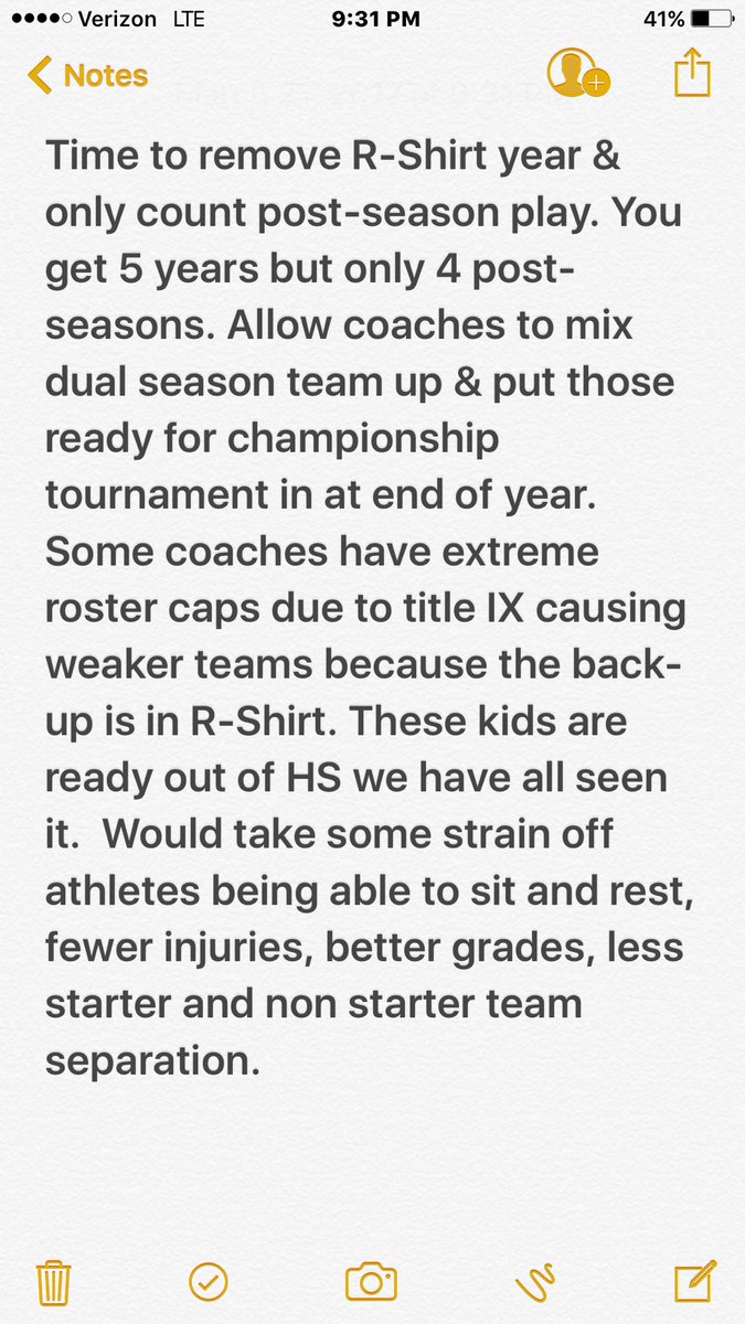 kolat's tweet image. End Redshirting