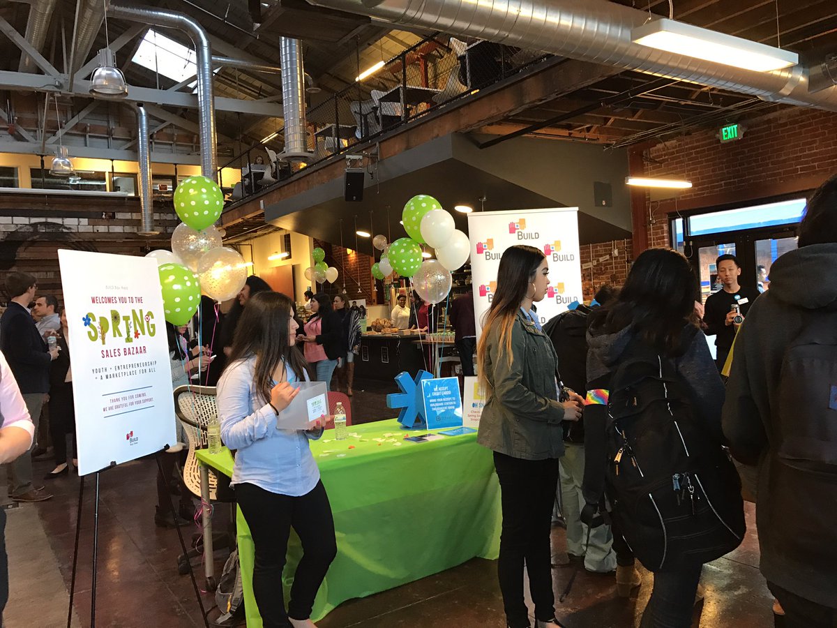 BUILDBayArea's tweet photo. The doors are open and we're ready to sell! Swing by the @ImpactHub_OAK for #SSB2017 and #buyBUILD! https://t.co/4uPOpXVtDv