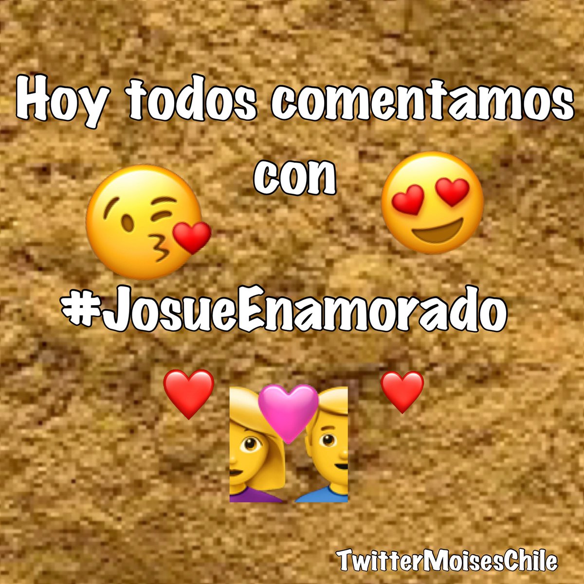 EgipciaYunet's tweet photo. Hoy todos en #josuetvn comentamos con #JosueEnamorado by hashtag #twittermoiseschile . https://t.co/mZpbK27ACO