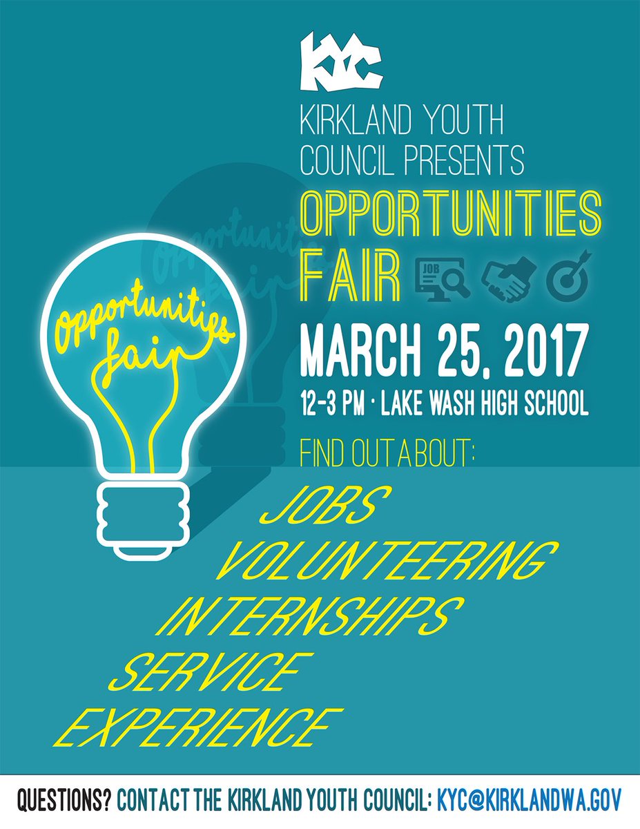 lauren_peter's tweet photo. If anyone is looking for a job, internship, or volunteer opportunities this summer be sure to stop by this Saturday! @KirkYCouncil https://t.co/Ju1IyGJk9t