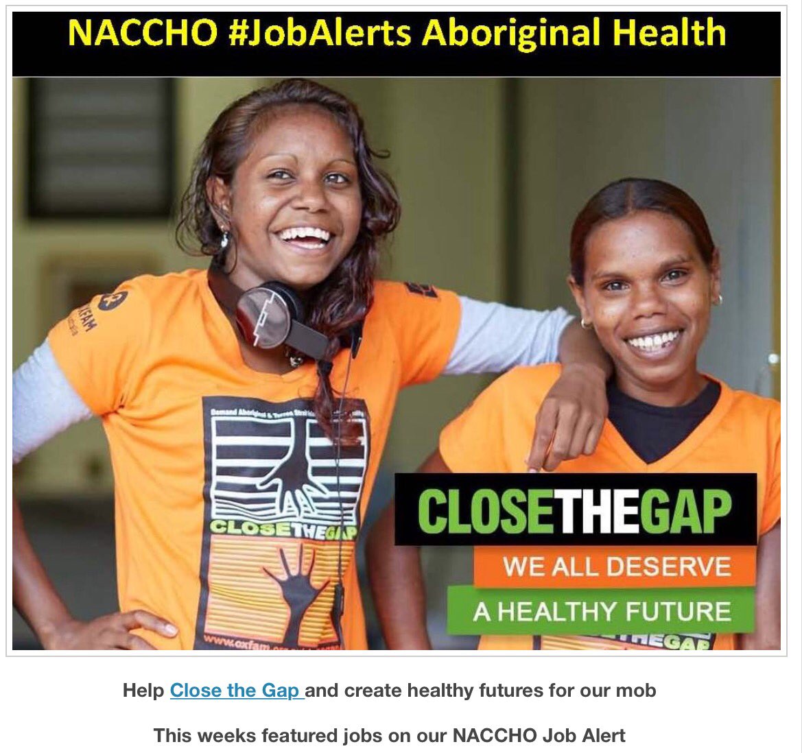 NACCHOAustralia's tweet photo. .@Matt_Cooke86 NACCHO #JobAlerts Aboriginal Health : #Mawarnkarra #Durri #Nganampa Health @Apunipima @CATSINaM
https://t.co/lRgVSVLBSX https://t.co/1vlZys3uUW