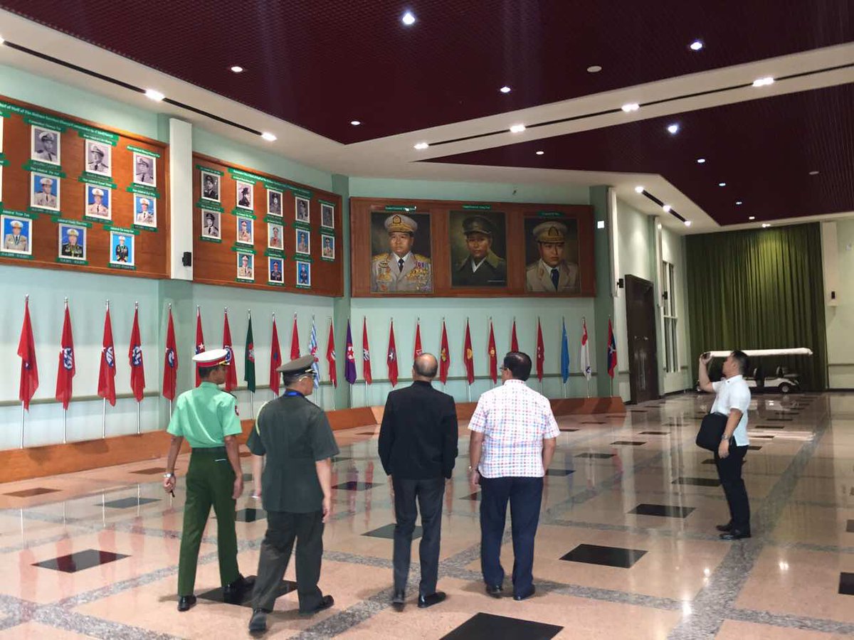 del_lorenzana's tweet photo. At the Myanmar Defence Museum with National Security Adviser Sec. Esperon. #OneDefenseTeamPH #DelTheDefender https://t.co/Zj4ml7PM8g