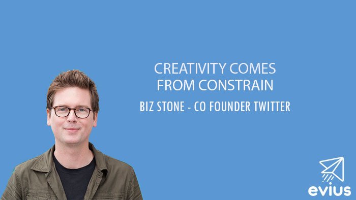 eviusofficial's tweet photo. “Kreativitas berasal dari kendala” Co founder twitter-Biz stone #startup #quote #motivation #inspirational #morning #twitter #success https://t.co/tbu73FjPv4
