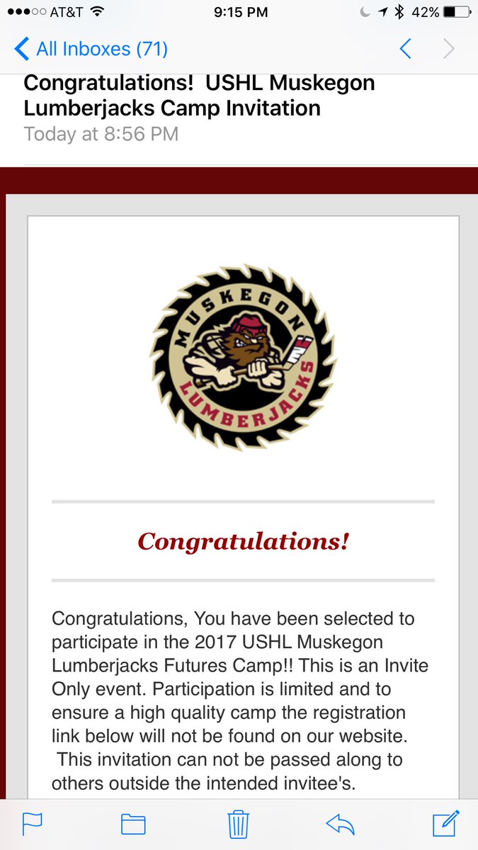 rcksk8mech's tweet photo. I was invited to Futures camp I'm excited #CheckYourList https://t.co/sDeoB1NviT