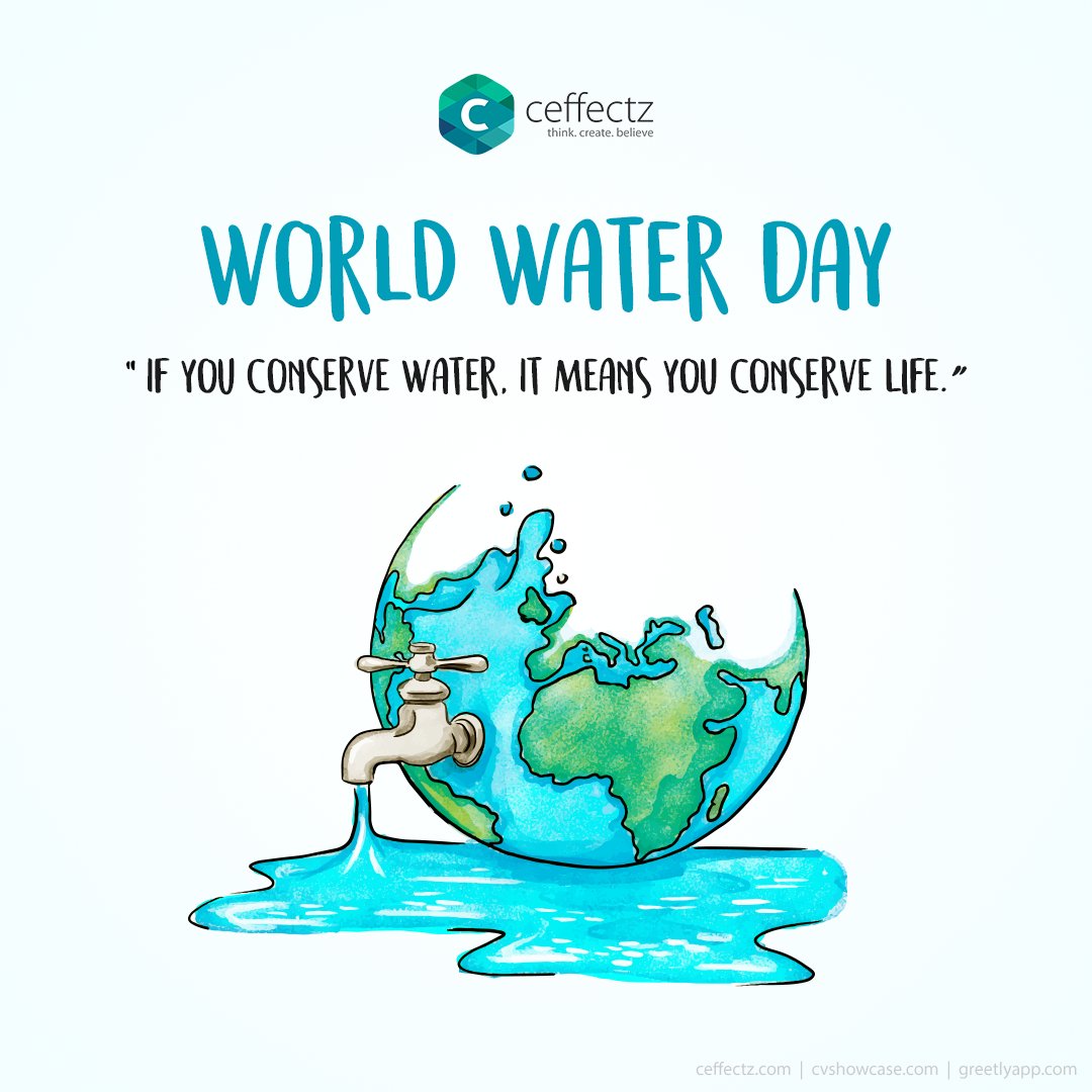 ceffectz's tweet photo. WATER IS LIFE!
Save water, Save Earth, Save life.
World Water Day 2017.
#worldwaterday #Savelife #Saveearth #Savewater #ceffectz https://t.co/Cy9HtRB5hP