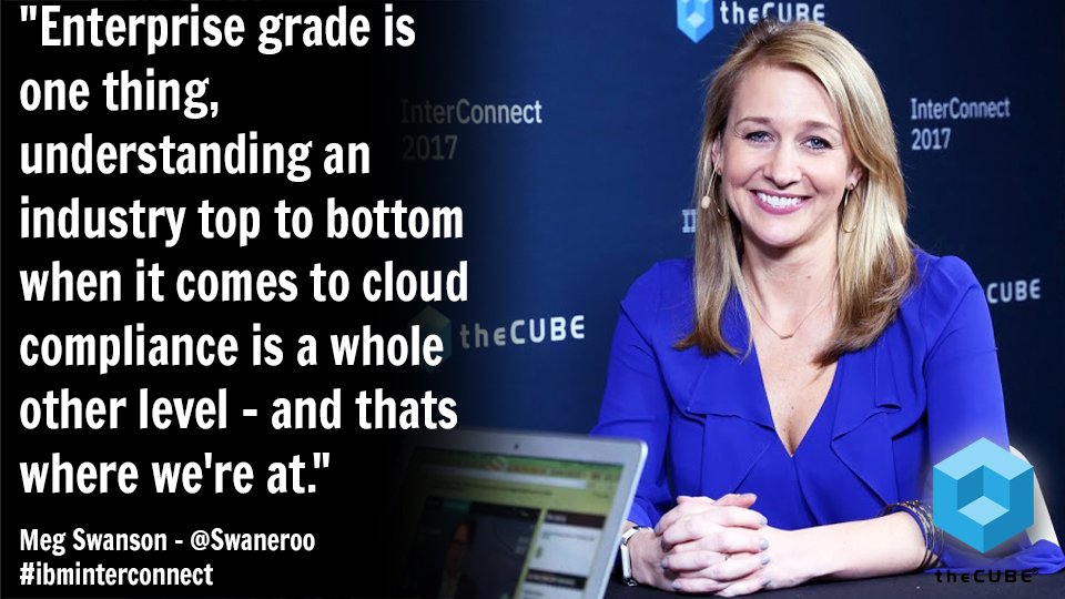 theCUBE's tweet image. Meg Swanson @Swaneroo on #theCUBE #CUBEcards #ibminterconnect youtu.be/4PQviWn1Pi8