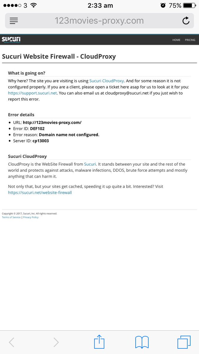 Numzyboomzy's tweet photo. @123MoviesUK  this is what happens when i try going on the 123movies proxy site, never happened before https://t.co/4lMLvXAGBp