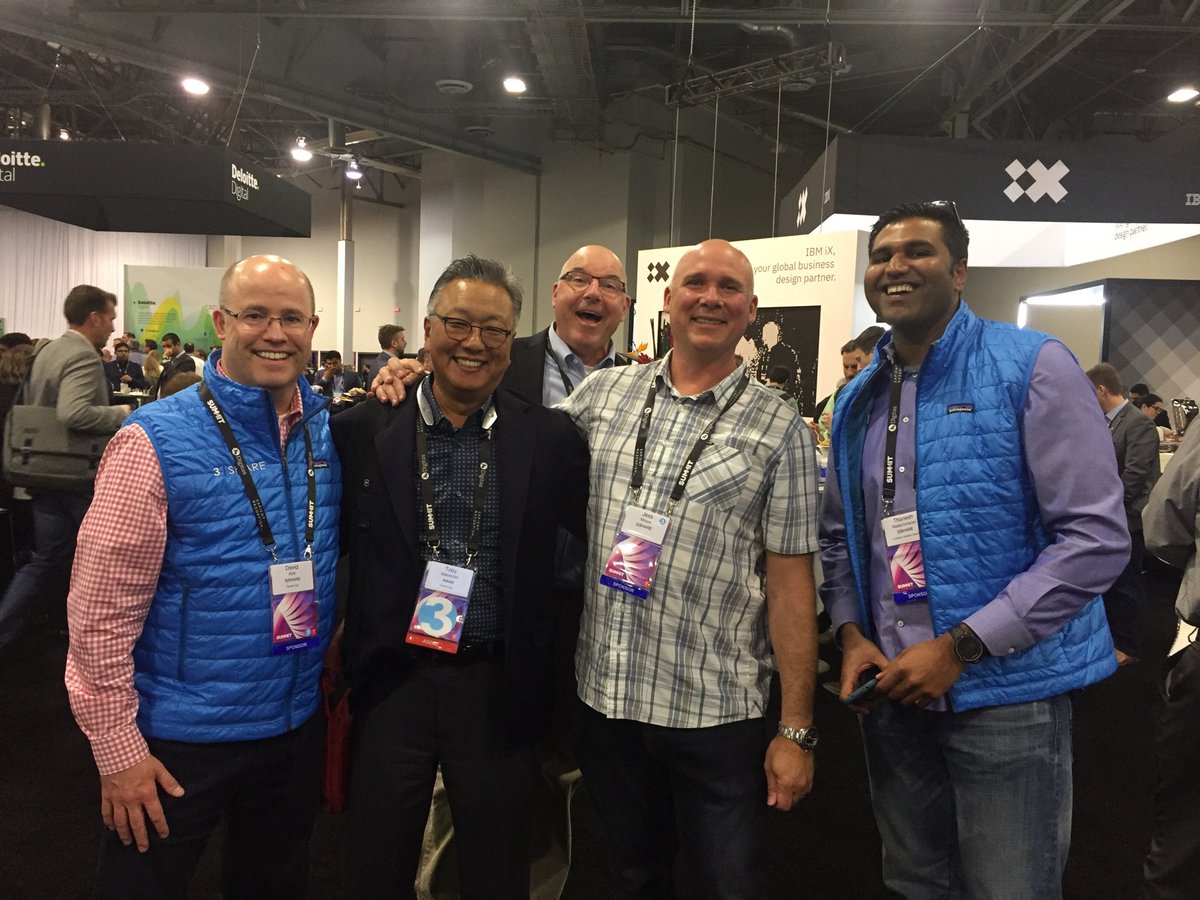3SHARE's tweet photo. We love the @AdobePartner team, and clearly the feeling is mutual :) #adobesummit @thaneshk @Jess_at_3SHARE @T0byDean @tweetholt https://t.co/yCtkqpFlsn