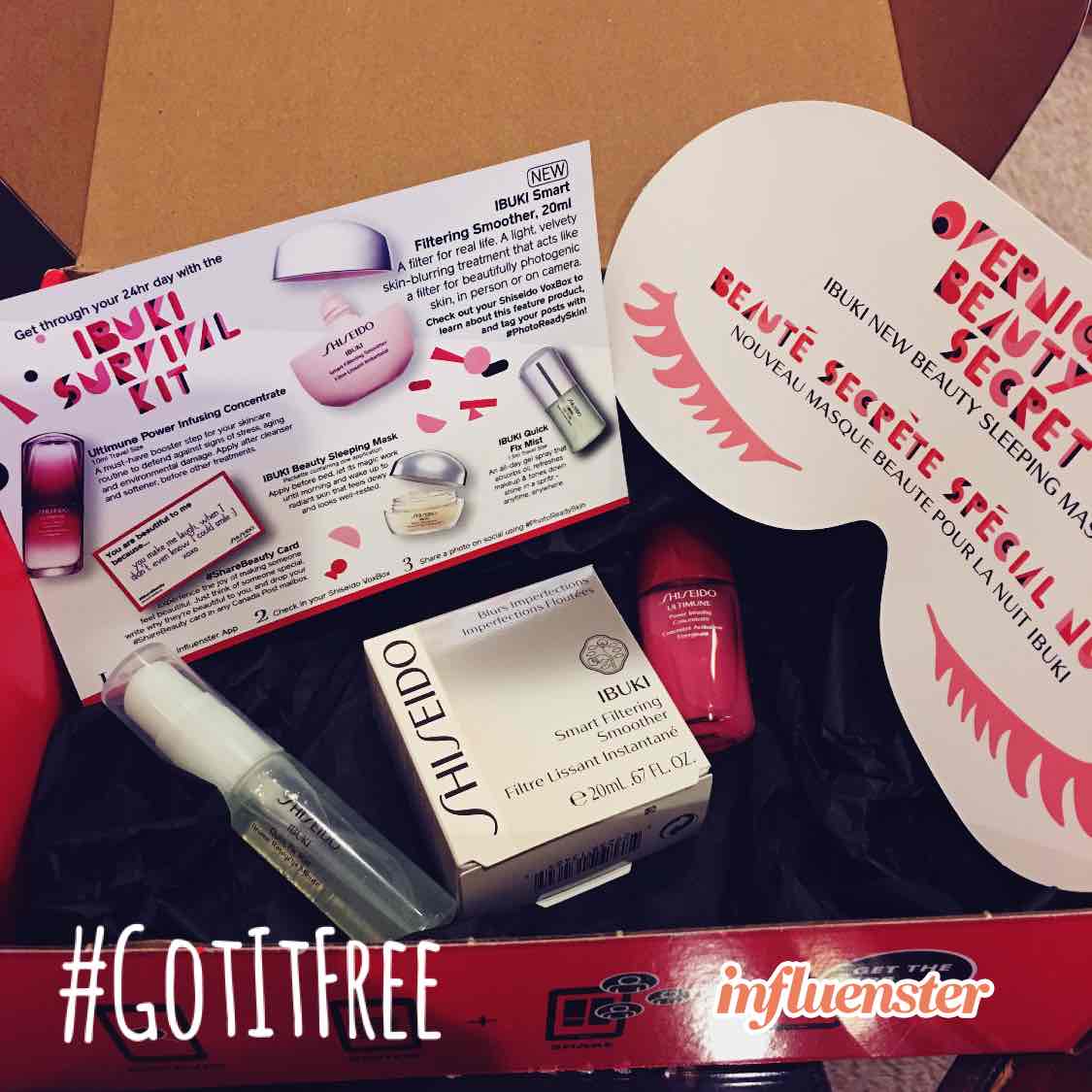 jessicac90's tweet photo. so excited to try these Shiseido products for #photoreadyskin ! thank you to @influenster for sending these to me for testing! #free https://t.co/Co5qDh3DLj