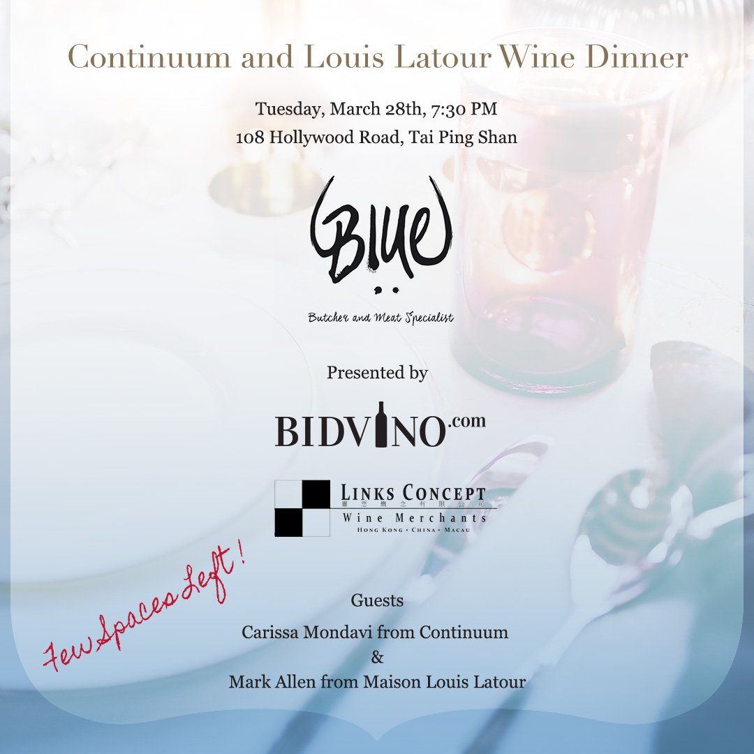 bidvino's tweet photo. Hurry! Few spaces left! Try #TimMondavi's the 2014 #Continuum and taste Maison #LouisLatour's 2014, 2015 #wines https://t.co/n9fABqRVph https://t.co/JFjXMsW7WC