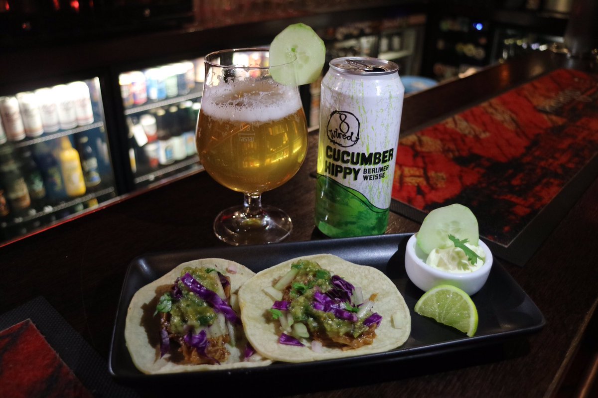 A little preview for Saturday's <a href="/8wiredbrewing/">8 Wired Brewing</a> Cucumber Hippy Can Launch! #tacosandtinnies