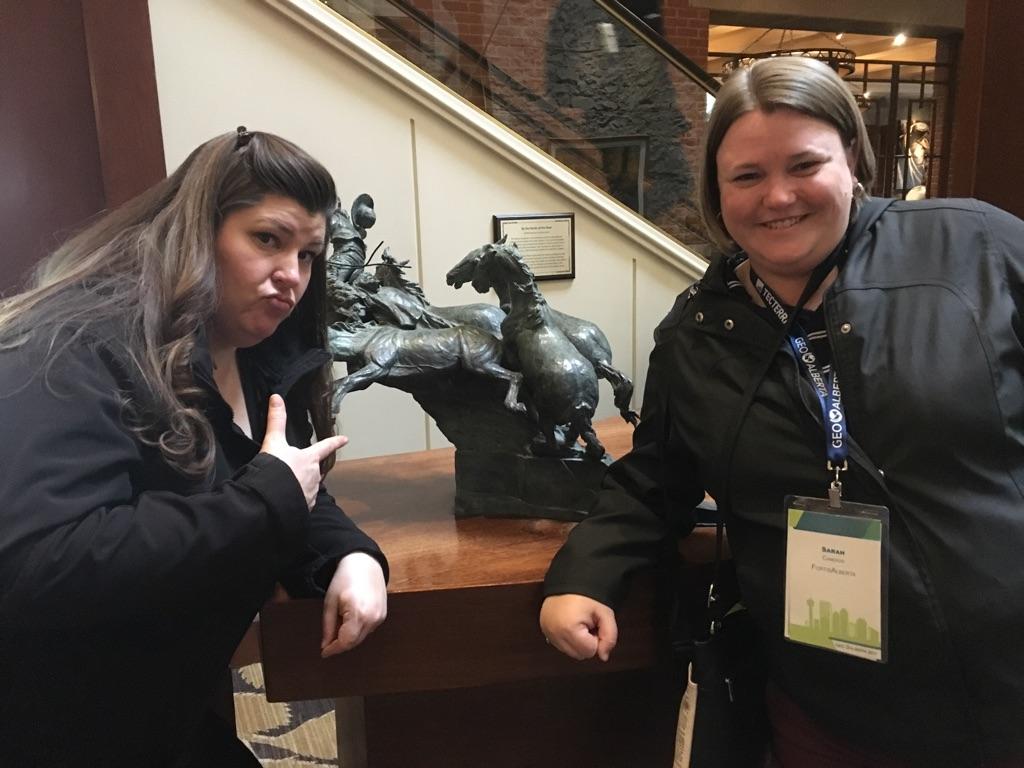 GetOnTheRadar's tweet photo. Horse with Sarah Cameron  #MapCrawl2017 #GeoAlberta https://t.co/W4dd4YZ0Rp