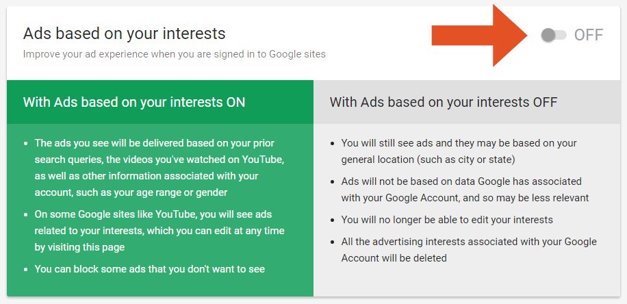 DuckDuckGo's tweet image. ICYMI: Here&apos;s how to disable Google ad targeting, including when signed out.
spreadprivacy.com/google-ad-sett…
#tracking #privacy