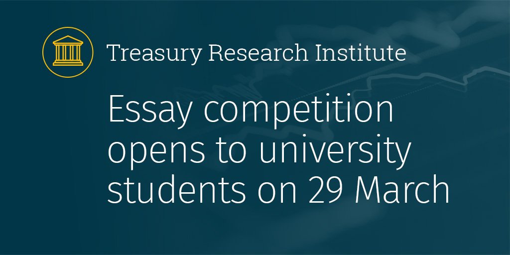 Treasury_AU's tweet image. One week till the inaugural Treasury Research Institute #Essay comp opens. Learn more: ow.ly/GEUz30a8u0w