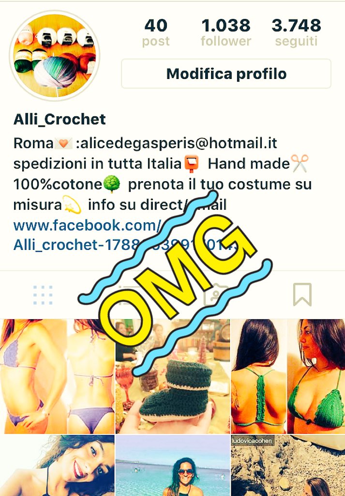 GasperisLivia's tweet photo. Follow on #instagram @alli_crochet #bikini #handmade #madeinitaly #crochet #italy #Facebook #roma https://t.co/ooCFnV7EWQ