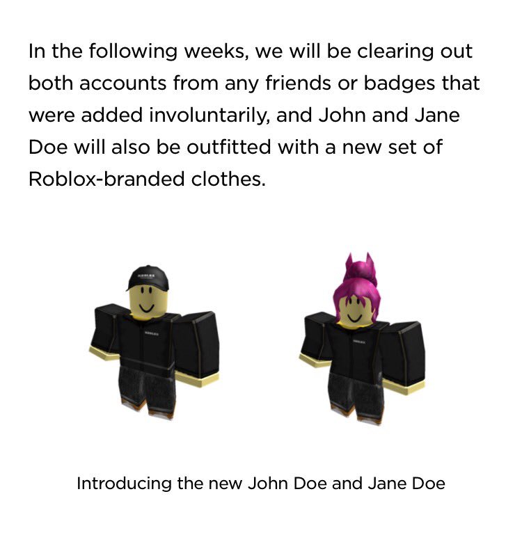 Cosplox on X: ROBLOX Powering Imagination. A journey truly amongst roblox  (Old Generation) that illustrates: Guests (Boy, Girl, Genderless) Classic  Noob John/Jane Doe Default Boy & Girl Outfits #ROBLOX #robloxart  #avataremblem @Roblox @