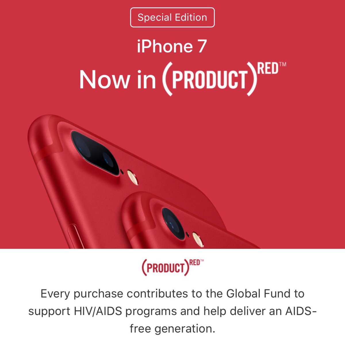 IsiahHaji's tweet image. I waited and waited annnnnd waited...I need to get this one too 🙏 

#AppleRED #iphone7