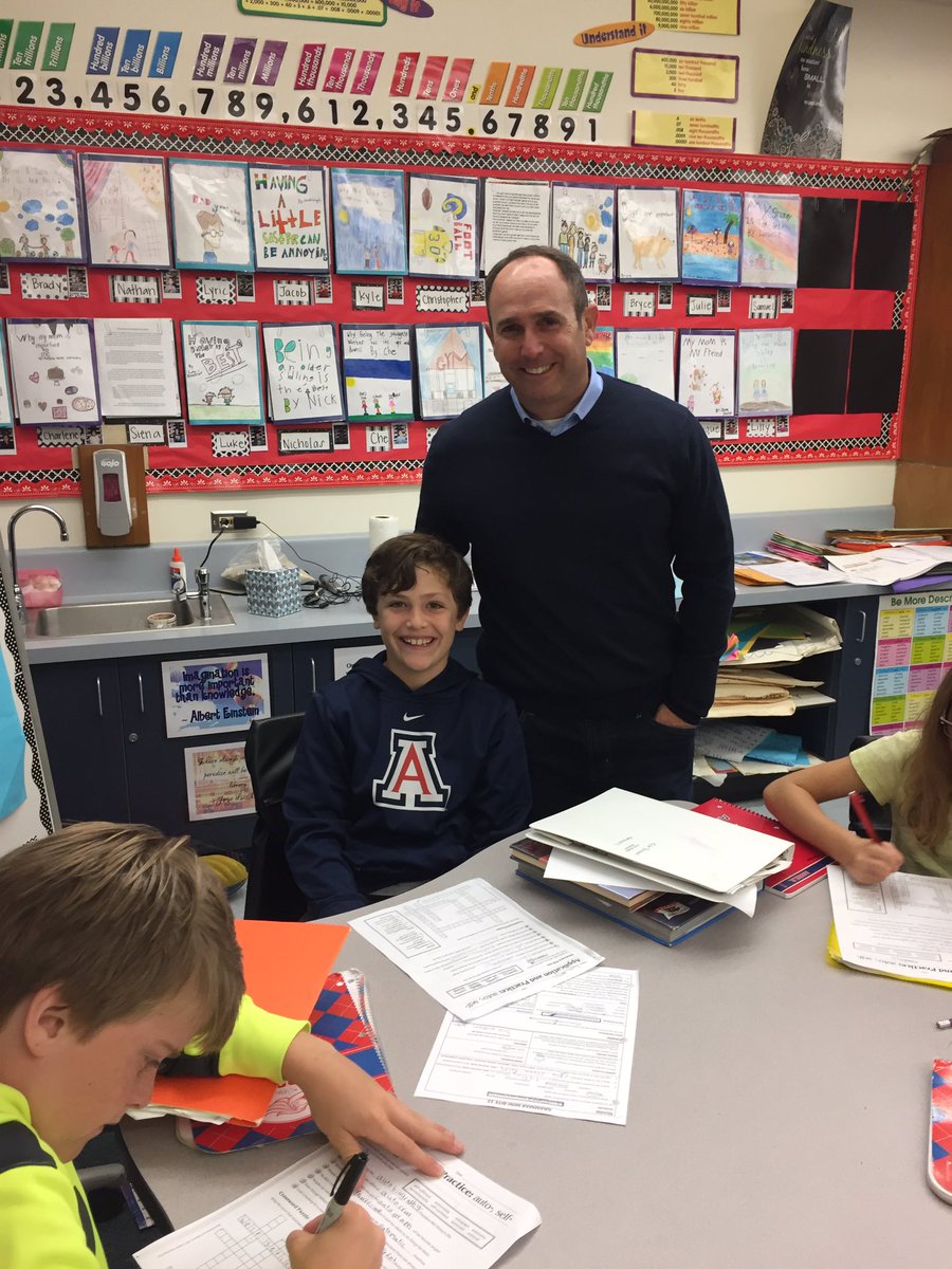 Thanks Rob Telson (dad, alum, and VP of sales <a href="/ARM/">Arm</a> Inc.) for being our Principal for the Day and supporting our school!