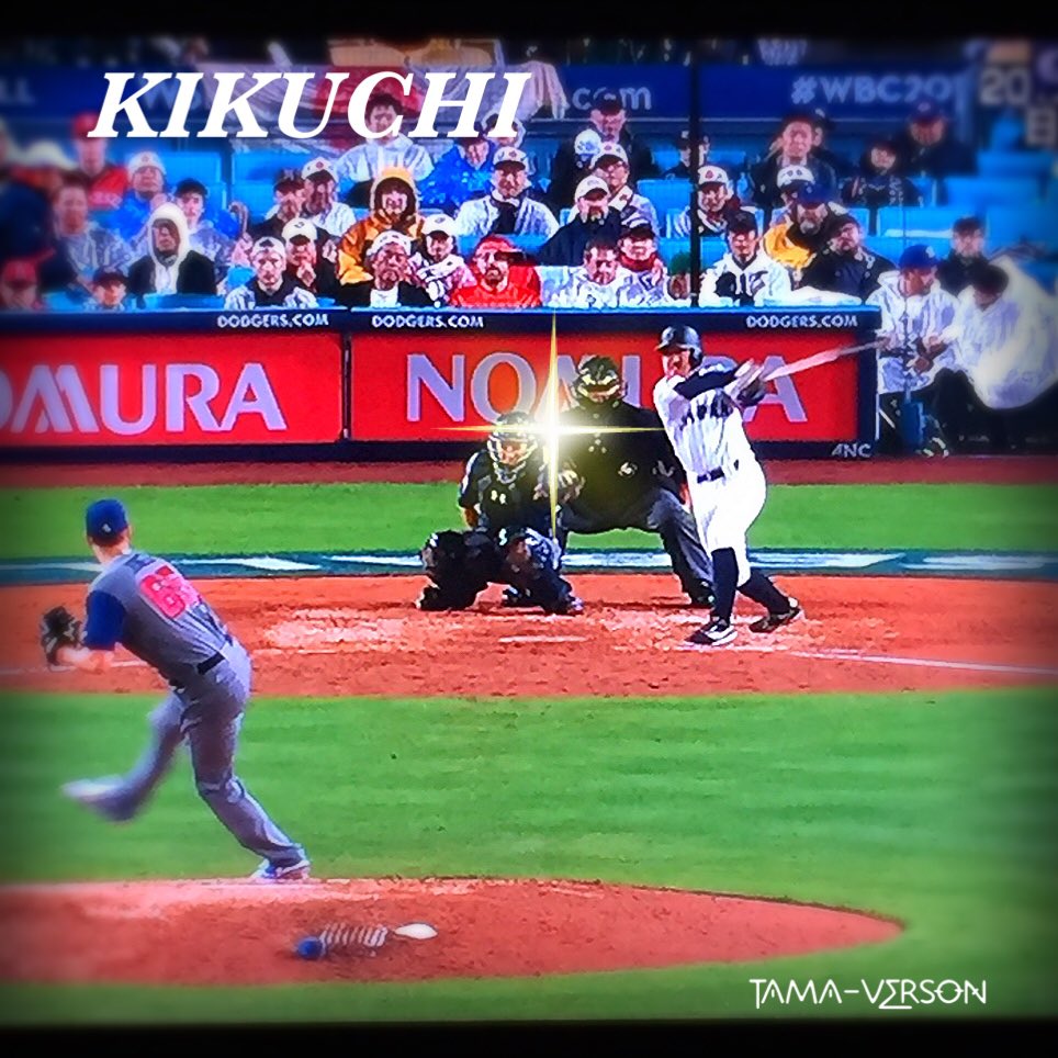 tamavarson's tweet photo. 【華麗なる WBC準決勝】キタキタキタァ〜✨✨✨ 菊池の値千金の同点ホームランだ❗️
#侍ジャパン #野球 #wbc #kojipn #likesforlikes #likes #japan #spicebeach #tamavarson #華麗なる #菊池ホームラン https://t.co/9iPNE4AbHK
