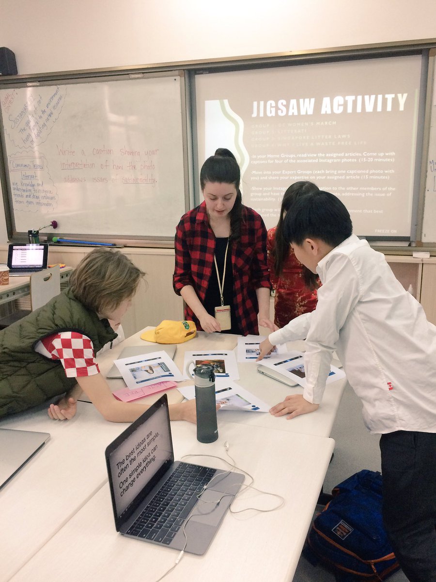 cdmaclellan's tweet photo. I love visiting Ms. Carters class! #IndandSoc #MYP #sustanability #studentcentered #action #myCISB https://t.co/NQeremqxeq