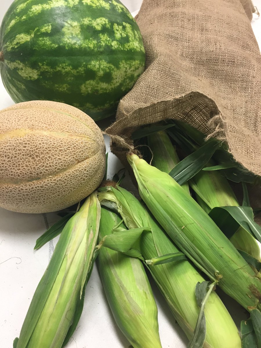 Our local farmers love it when we come out for a visit. We love it when they give us some local produce.