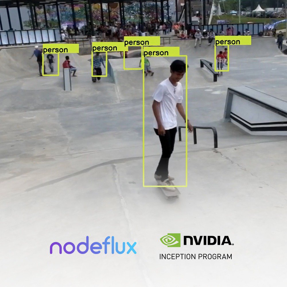 nodefluxio's tweet photo. Nodeflux proud to be selected as part of @NvidiaAI Inception Program. #AIInception #AI https://t.co/s5RzQJCSHj
