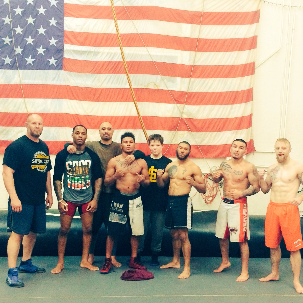 AJthechampRobb's tweet photo. Train with champs become a champ it's just that simple #grind #ironsharpensiron #mma #wrestling #bantaweight #champs #beastnight https://t.co/yXABRJ2OBS