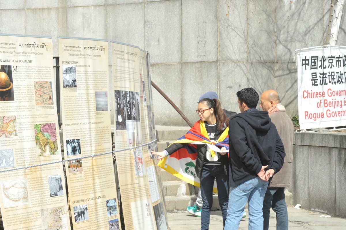 TNC-NY/NJ displays exhibition "THE KNOWLEDGE TREASURY OF TIBETAN INDEPENDENCE" in front of the United Nations
#Rangzen