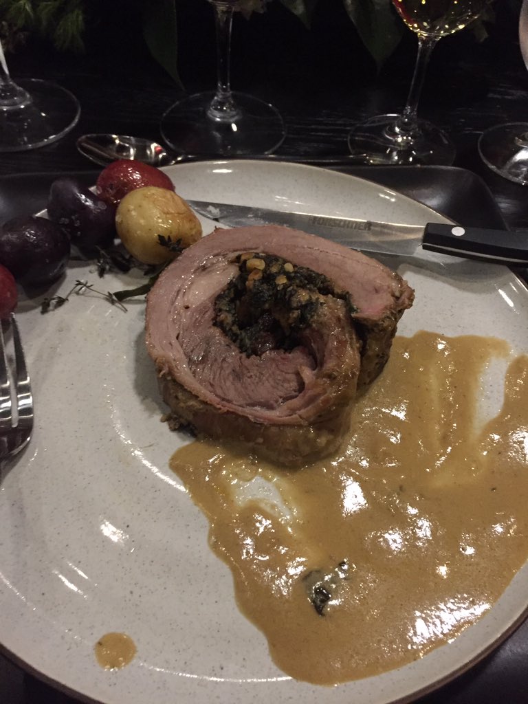TimRadack's tweet image. Milk soak stuffed Veal. Salt roasted Potatoes #wholiveslikethis