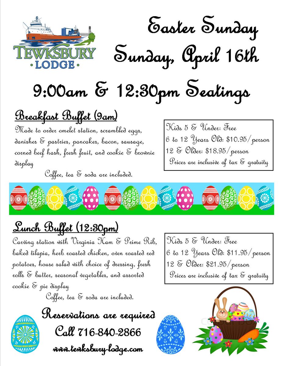 Come spend #Easter with us!