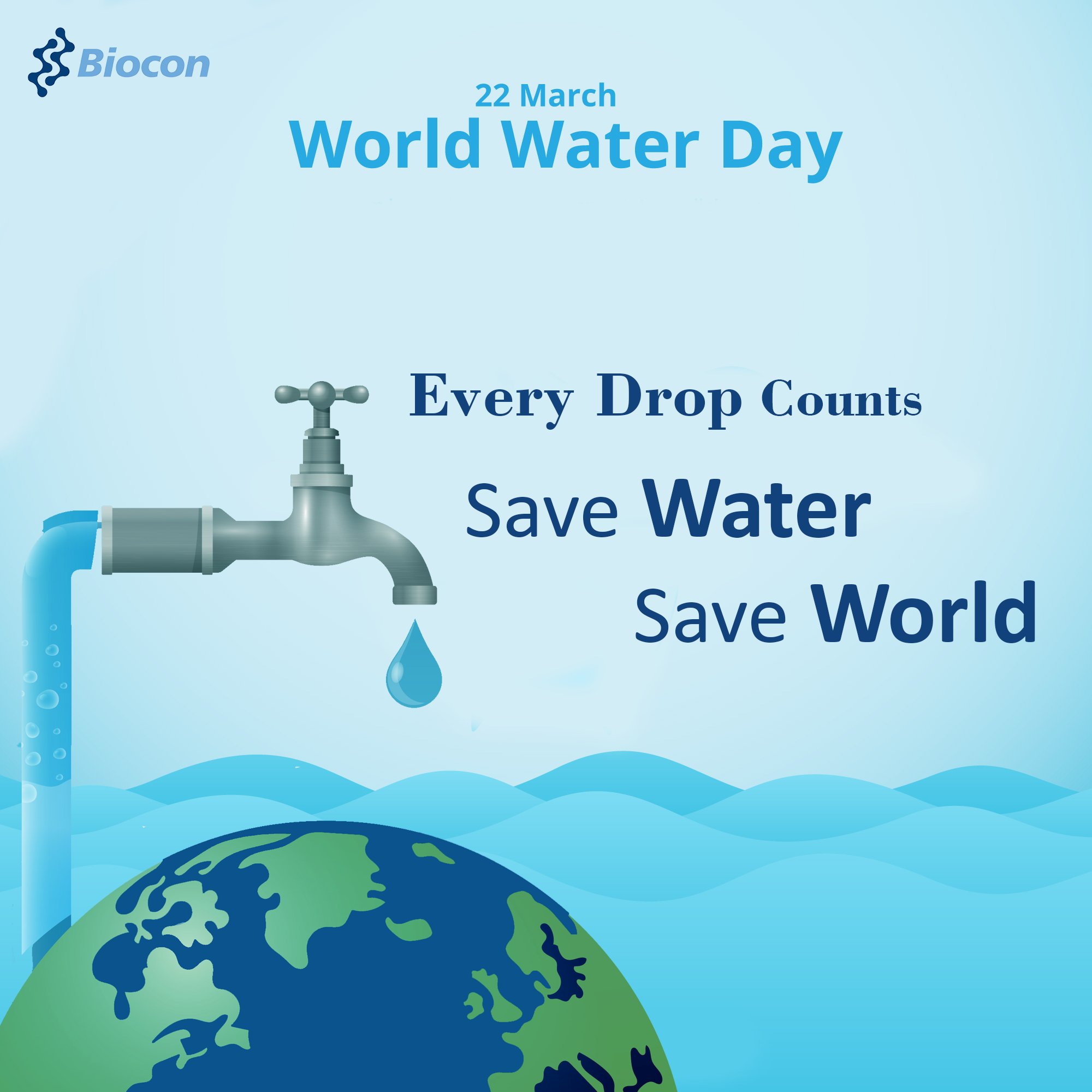 Biocon on twitter this worldwaterday let s pledge to save water