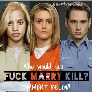 oitnb_everyday's tweet photo. Kill daya, fuck Bennett and marry piper @TaySchilling https://t.co/XkqVpcSxRw