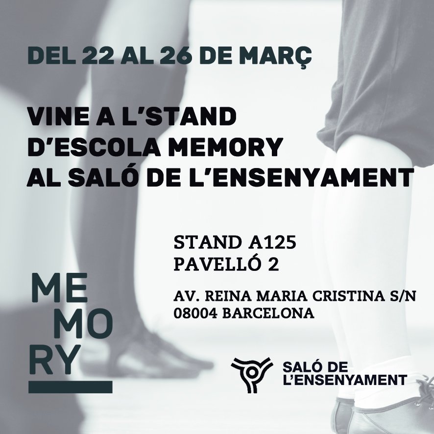 Des d'avui i fins diumenge estem al <a href="/saloensenyament/">Saló Ensenyament</a> a <a href="/Fira_Barcelona/">Fira Barcelona</a> . T'hi esperem. Tenim moltes coses a explicar-te.