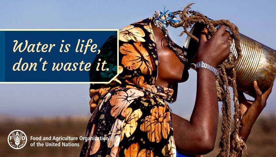 UNFCCC's tweet image. Happy #WorldWaterDay ! Let&apos;s remember today &amp;amp; everyday that fresh #water is life, and under pressure from #climatechange