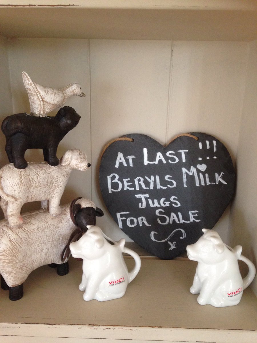 After multiple requests we've finally got our cow milk jugs on sale! 😬🐮🥛#berylscafe #rye #milkjug #eastsussex #cow #thewaitisover