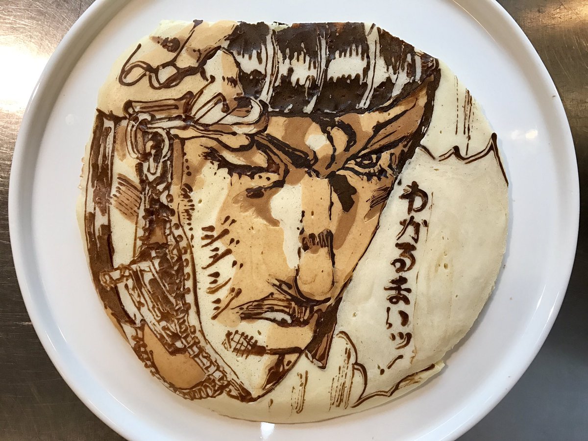 Laricetta99 V Twitter パンケーキアートの作り方 ジョジョの奇妙な冒険 黄金の風 ブチャラティ Bucciarati パン ケーキアート Pancakeart