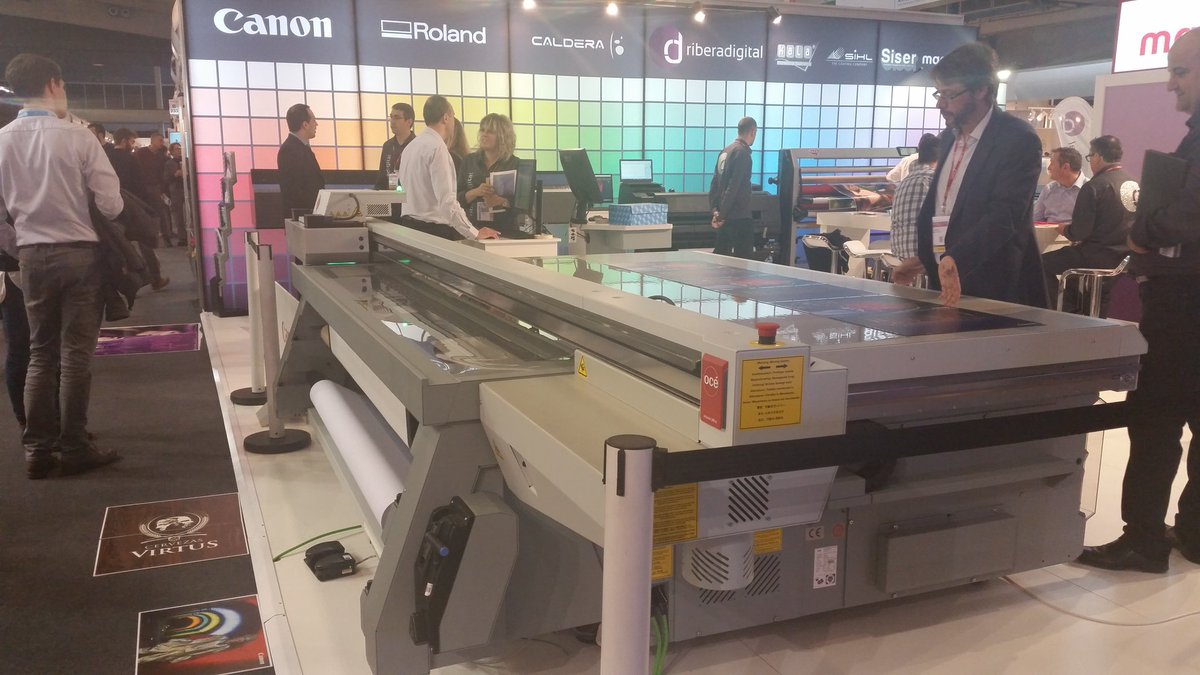 APdigitales Revista (@apdigitales) on Twitter photo En @graphispag2017 la impresora Océ Arizona 318 GL en el stand de <a href="/Ribera_Digital/">Ribera Digital</a> <a href="/CanonEmpresa/">Canon Empresa ES</a> <a href="/canonproprintes/">Canon ES Pro Print</a> En @graphispag2017 la impresora Océ Arizona 318 GL en el stand de <a href="/Ribera_Digital/">Ribera Digital</a> <a href="/CanonEmpresa/">Canon Empresa ES</a> <a href="/canonproprintes/">Canon ES Pro Print</a>