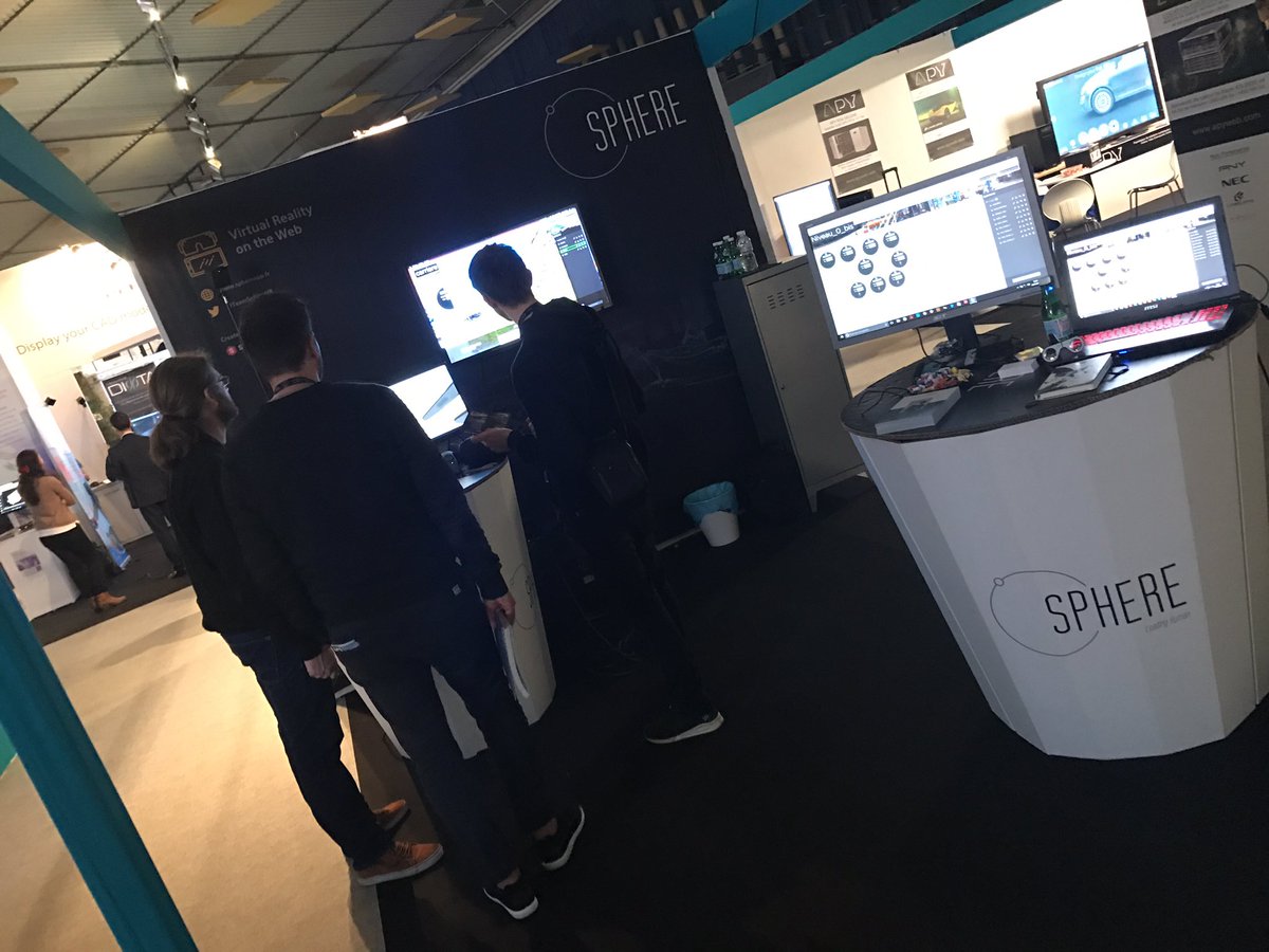 LozancicNicolas's tweet photo. #lavalvirtual c'est parti. @TeamSphereVR vous attend stand E7 pour vous présenter sa solution auteur #WebVR https://t.co/mTEI07M2ok