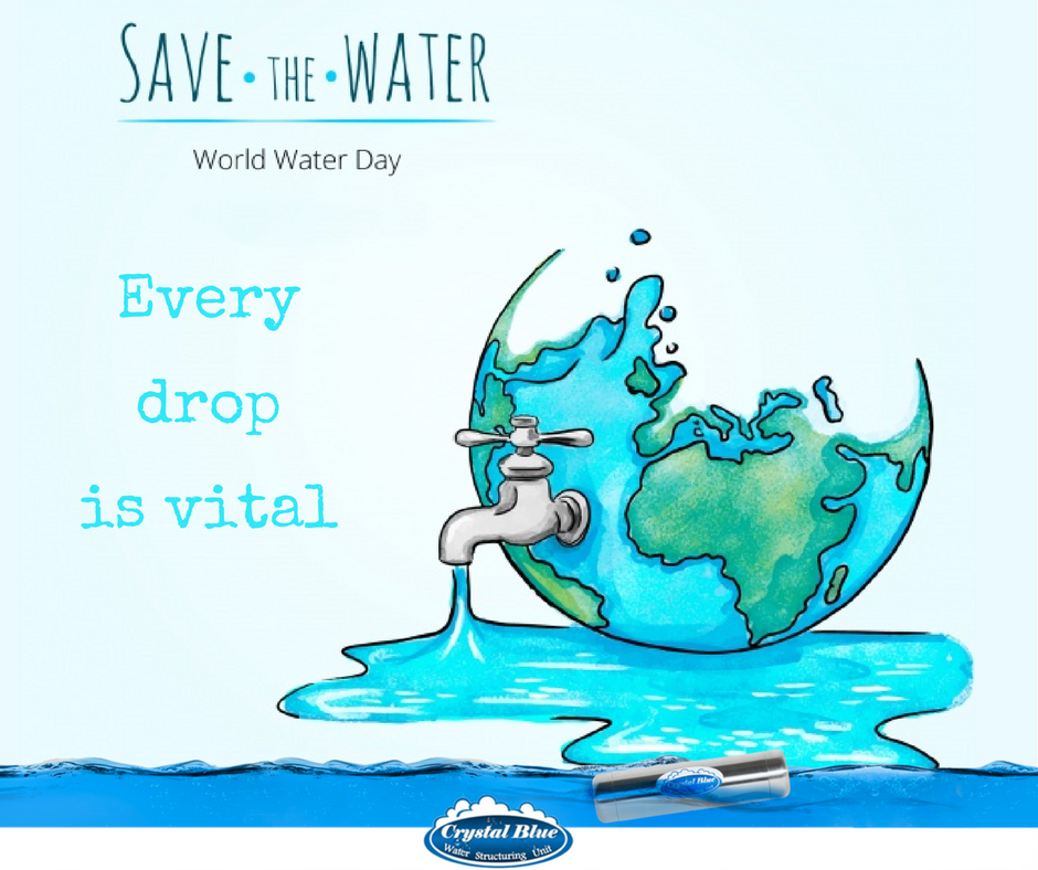 CrystalBlueIND's tweet photo. On #WorldWaterDay lets pledge 2 #SaveWater by refraining usage of drinking water for Household purpose. #EveryDropCounts #StructuredWater https://t.co/griTCBu8Mu