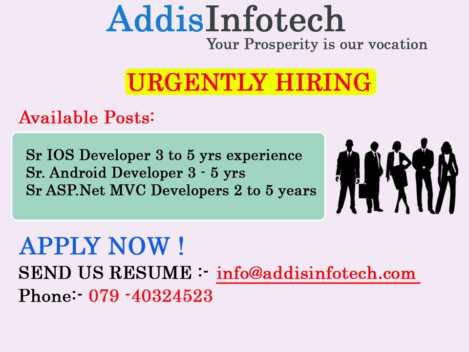 AddisInfotech's tweet image. Immediate Hiring On @AddisInfotech - Ahmedabad 😀