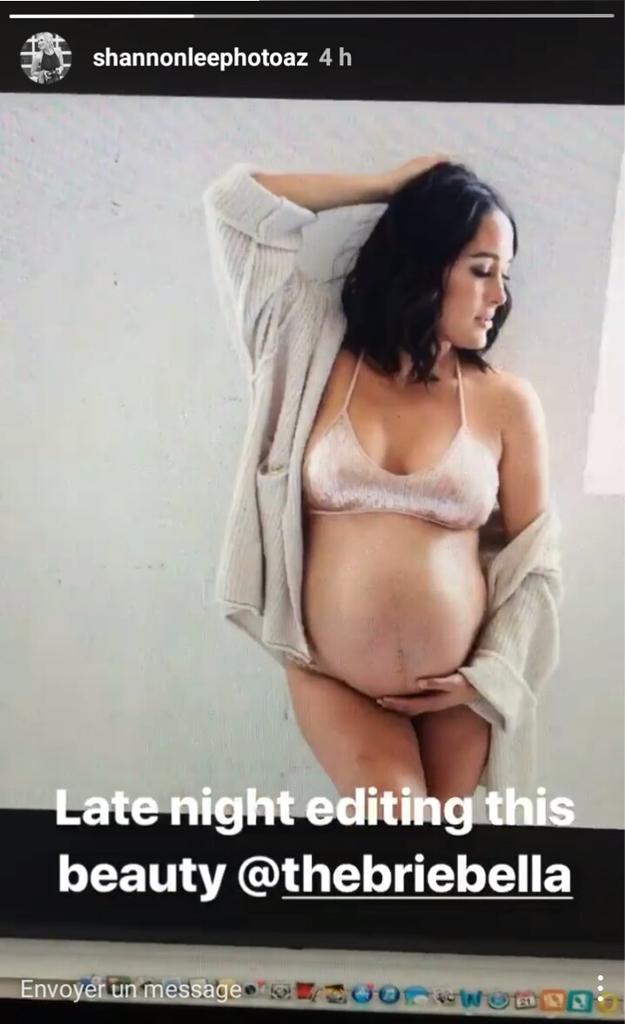 delenataltmarae's tweet image. @maemymomor:shannonleephotoaz #instagram w/ @BellaTwins #pregnantshoot📷 #babygirl #babydanielson #briemode  👑🎀💙💛💖✨👶