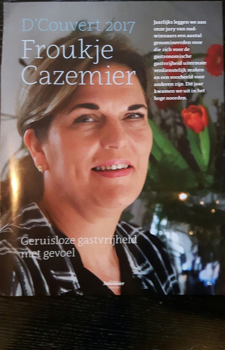 Wat een mooi artikel over Froukje in de <a href="/Saisonnier/">Carine Van Steen</a> <a href="/TeamSaisonnier/">Team Saisonnier</a>