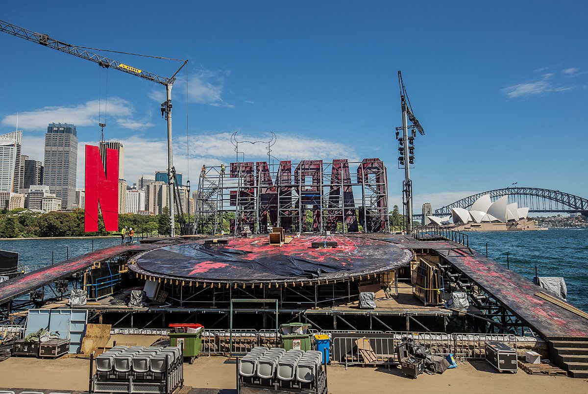 sofitelsydney's tweet image. The finishing touches for @OperaAustralia's #HandaOpera on #SydneyHarbour #Carmen opening this Friday!