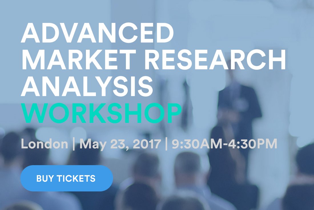 Displayrr's tweet photo. In London? Join us May 23rd for the all-day workshop to learn how to do advanced analysis. More info: https://t.co/gIraBludEP #mrworkshop https://t.co/ZITORg3Pio