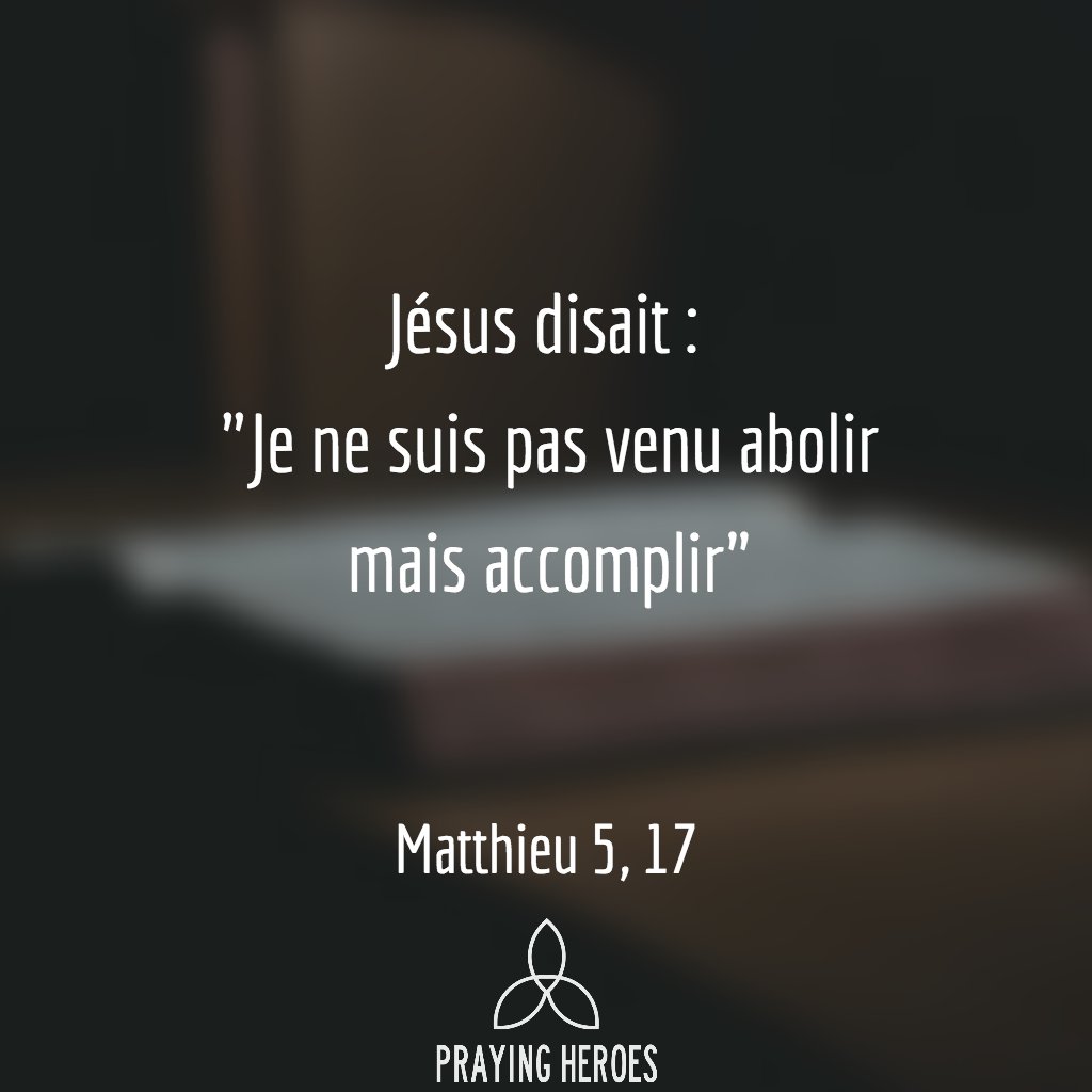 Praying_app's tweet image. Celui qui observera et enseignera les #Commandements, celui-là sera déclaré grand dans le royaume des Cieux !
#Law #Loi #Pray #Prière