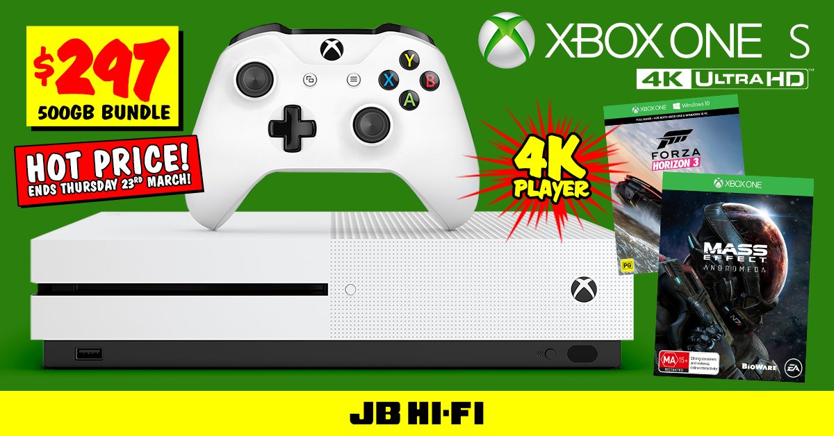 Xbox one s 500gb jb hi fi deals