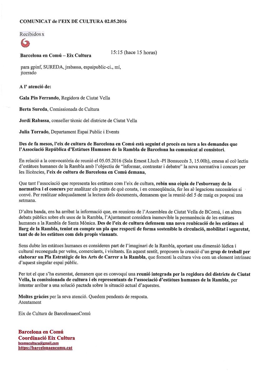 Estatuas Humanas tweet media