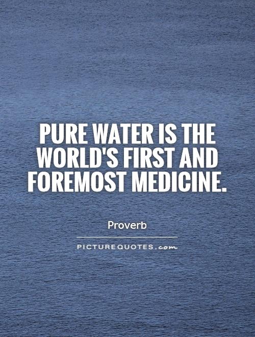 Pure #water is the world's first and foremost #medicine!
#worldwaterday