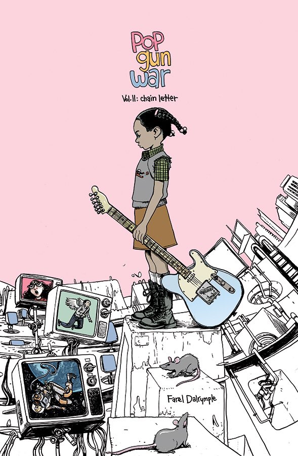 POP GUN WAR (Vol.II): Chain Letter by <a href="/fareldalrymple/">Farel Dal</a> on sale June 14. #comics #fumetti