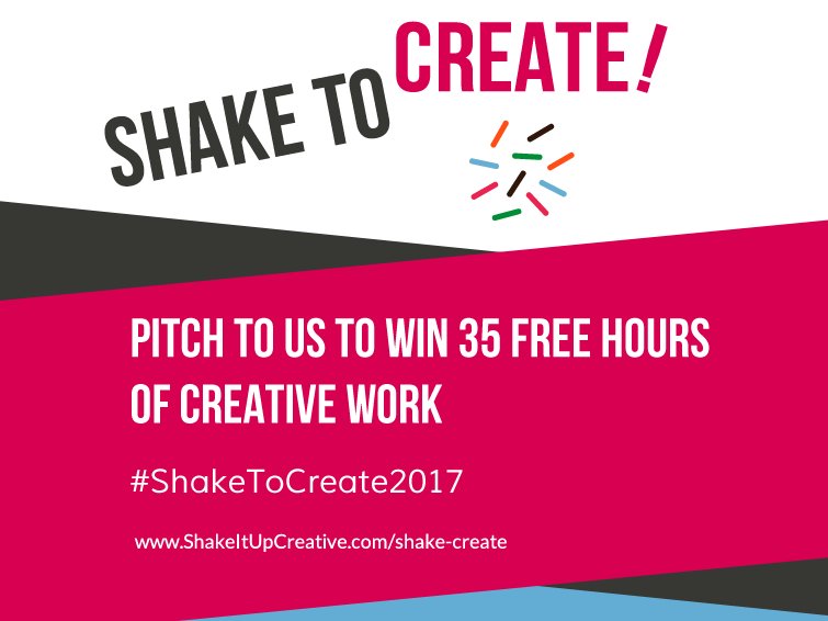 ShakeItCreative's tweet photo. #startups Pitch to us to #win 35 FREE hours of #design &amp; #marketing work #ShakeToCreate2017 Open now! https://t.co/9UOWOtdZRM https://t.co/5s9q2JdFwP